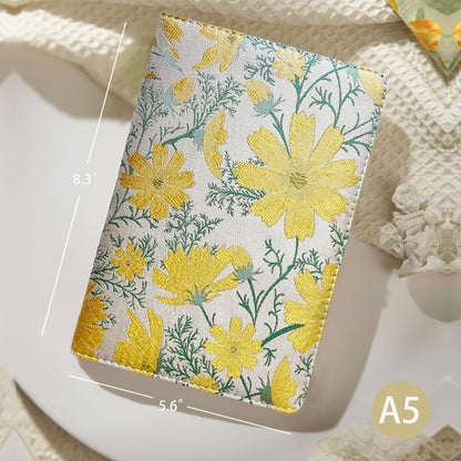 ipoul Flower Notebook, A5, 6x8, Hardcover, Lay Flat, Lined Paper, Journal for Women, Writing Notebook, Pretty, Hibiscus, Pink, Birthday Gifts for Women, Wedding Shower Gifts, Mothers Day Gift