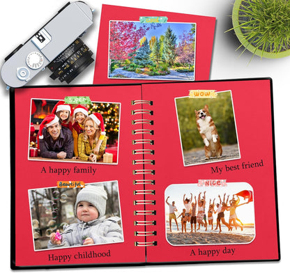 25 Sheets Black Cardstock Paper 8.5'' x 11'', 250gsm/92lb Thick Paper for Scrapbook, Invitations, Printing and DIY Cards