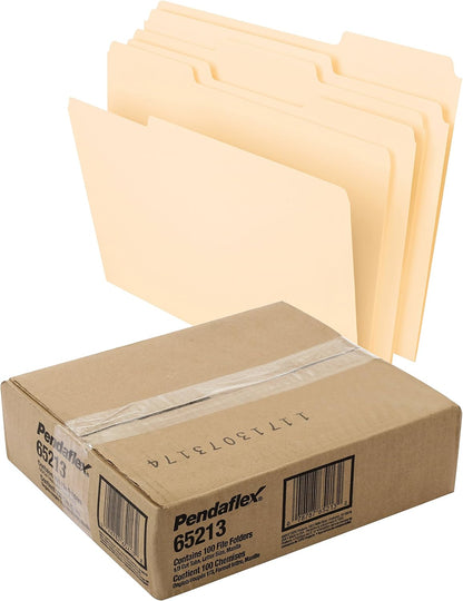 Pendaflex 04152X1 Reinforced 1" Extra Capacity Hanging Folders, Standard Green