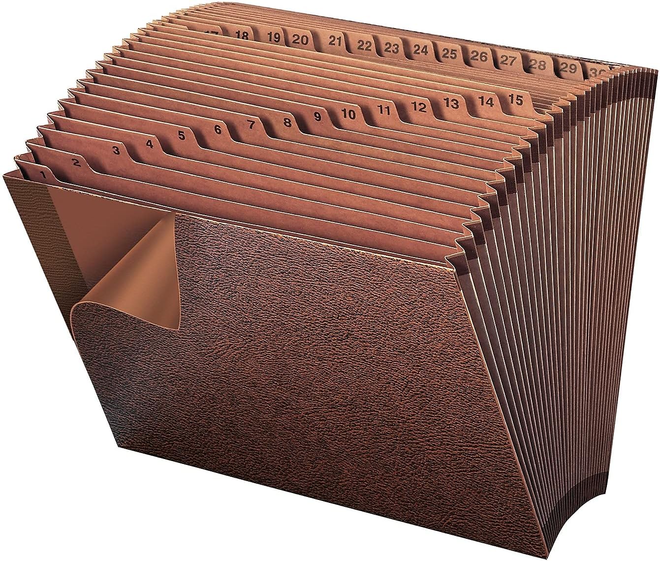 Smead TUFF Expanding File, Monthly (Jan.-Dec.), 12 Pockets, Letter Size, Redrope-Printed Stock (70488)