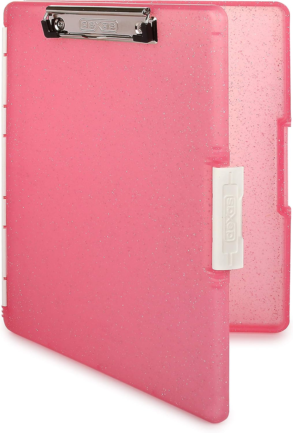 Dexas Slimcase 2 Plastic Clipboard with Storage and Side Opening, Black, Office Supplies Clipboards to Organize, Carry and Store, A4 Holder, Style and Functionality Nursing Clipboards