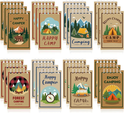 Hooqict 24 Pack Small Pocket Notebook Mini Notebooks Bulk Small Spiral Notepads with 8 Colors, Memo Note Pads for Kids, Work, Office, School, 3.9 x 2.4 Inches