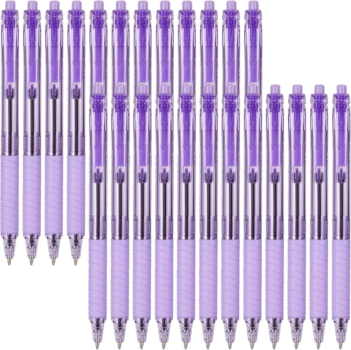 Sooez 40 Pack Bulk Pens Ballpoint, Smooth Writing Pens with Soft Grip, Retractable Black Ink Pens, Medium Point 1.0mm Pen for Journaling, Ballpoint Pen Office Supplies for Nurse, Server, Note Taking