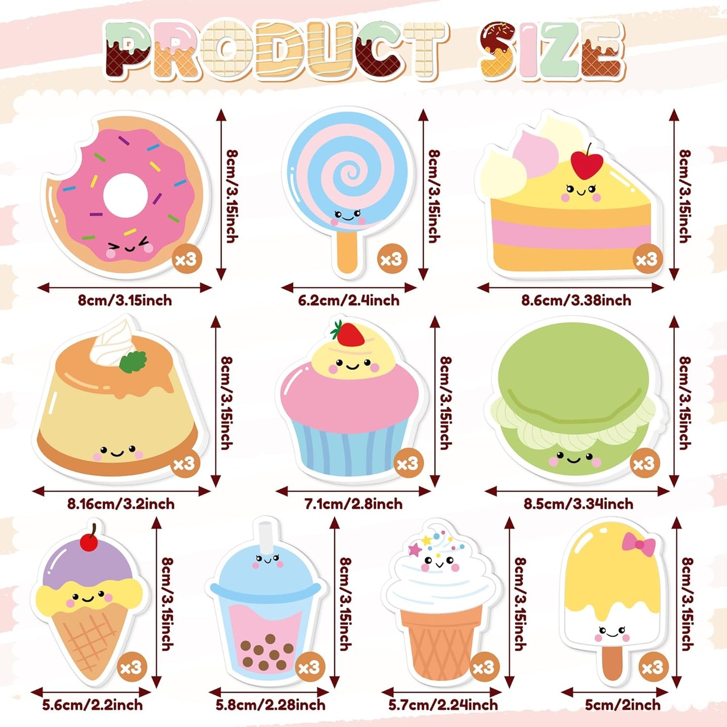Xqumoi 30 Pack Teacher Sticky Notes - Funny Coffee Cup Self Sticky Notepads Writing Memo Pads for Teacher Appreciation Back to School Office Supplies Coffee Lover Gift Party Favors Goodies Bag Fillers