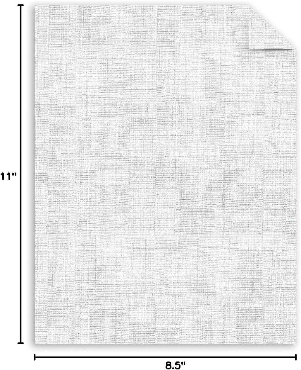Southworth Z550CK 25% Cotton Linen Business Coverstock White 65 lbs 8-1/2 x 11 100/Box FSC