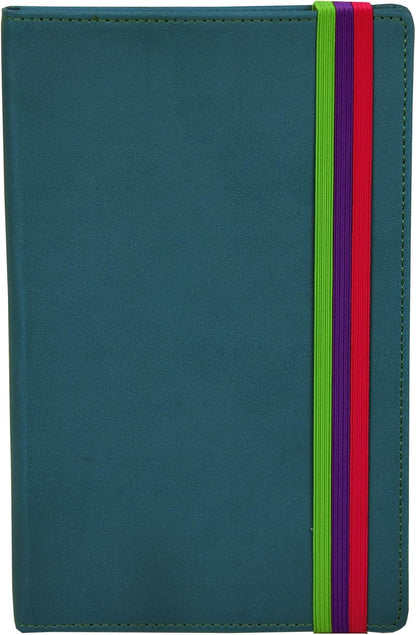 Samsill Large Hardcover Notebook, 240 Lined Notebook Pages, Black, 7.5 x 10 Inch