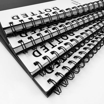 Large Lined Notebook Spiral Notebook 8.5" x 11"-4 Pack LINED Notebook 7mm Ruled Hardcover Notebook 120 Pages 100 GSM Thick Paper Notebook Hardcover Journal for School, Office,Study and Notes