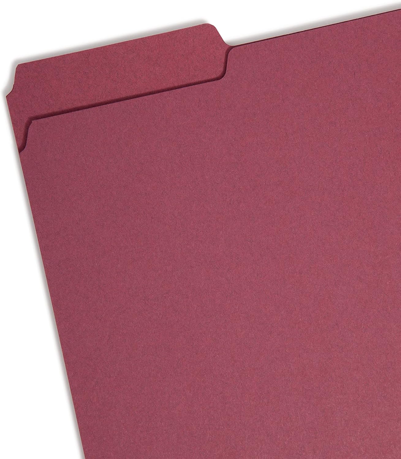 Smead Interior File Folder, 1/3-Cut Tab, Letter Size, Aqua, 100 per Box, Expandable File Folders for Filing Cabinet
