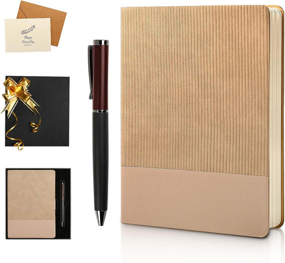 Lined Journal Notebook for Work College Ruled Note Book 5.79"x8.27"A5 PU Leather Daily Journaling 216 Pages for Women Men Writing Home School Supplies Business (Dark Green)