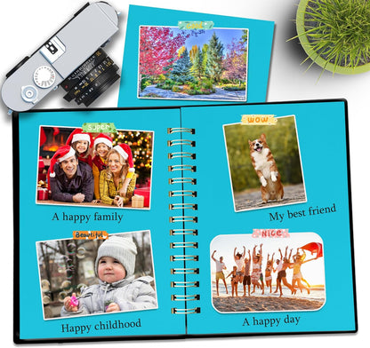 25 Sheets Black Cardstock Paper 8.5'' x 11'', 250gsm/92lb Thick Paper for Scrapbook, Invitations, Printing and DIY Cards