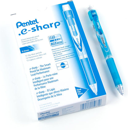 .e-Sharp Mechanical Pencil (0.7mm), Blue Accents