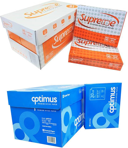 Multipurpose Copy and Print Paper, 8.5 x 11, 92 Bright, 20lb – 1 Truckload, 21 Pallets / 840 Cases (4,200,000 Sheets)