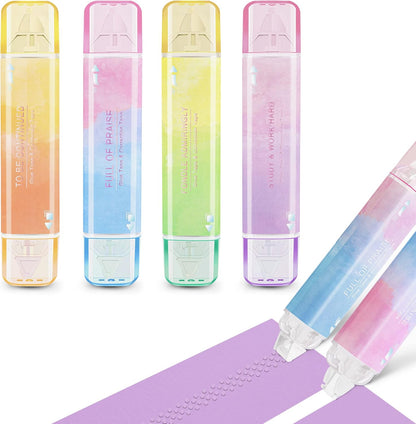 2 in 1 Correction Tape and Double Sided Tape Roller, Cute Quick Dry Japan Correction Tape, with Adhesive Tape Runner,for School Office supplies