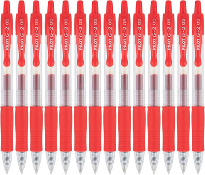 PILOT G2 Premium Refillable and Retractable Rolling Ball Gel Pens, Extra Fine Point, Black Ink, 12-Pack (31002)