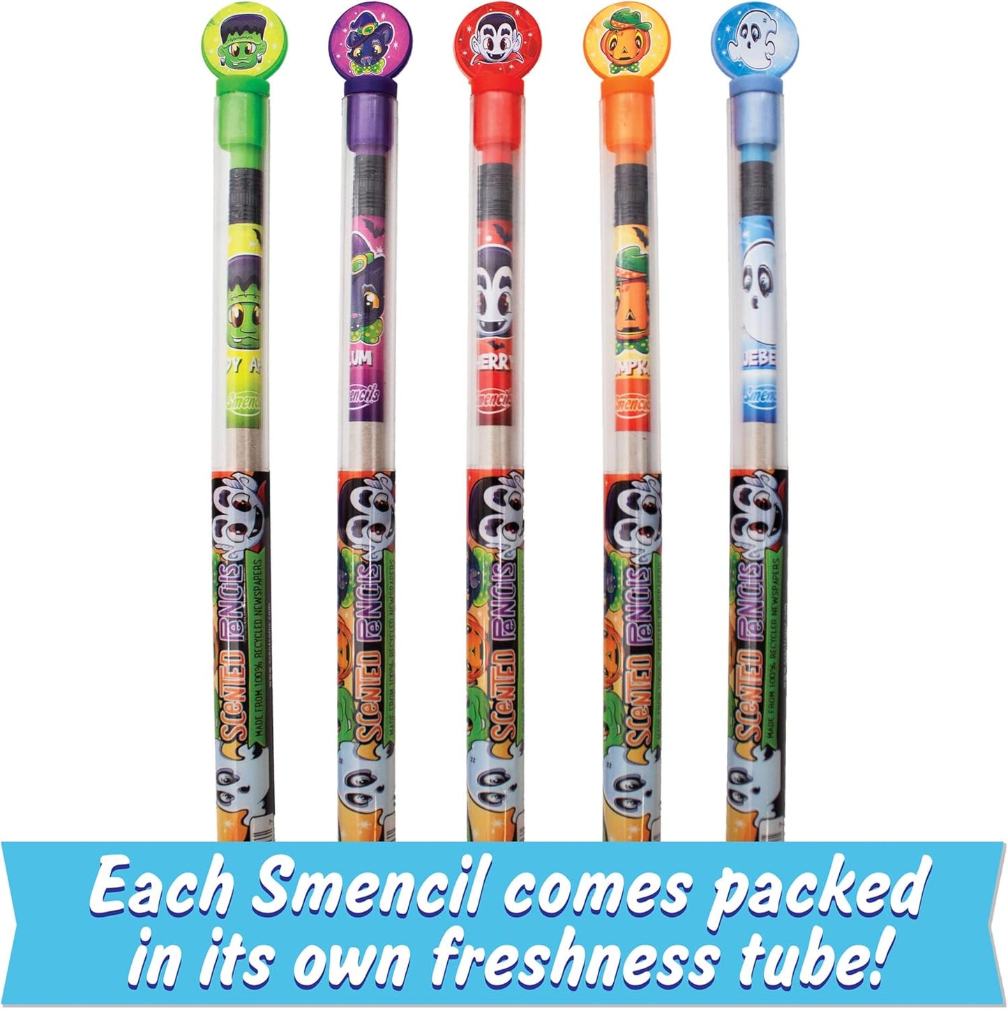 Spring Smencils - HB #2 Scented Pencils, 5 Count, Gifts for Kids, School Supplies, Classroom Rewards, Easter basket stuffers