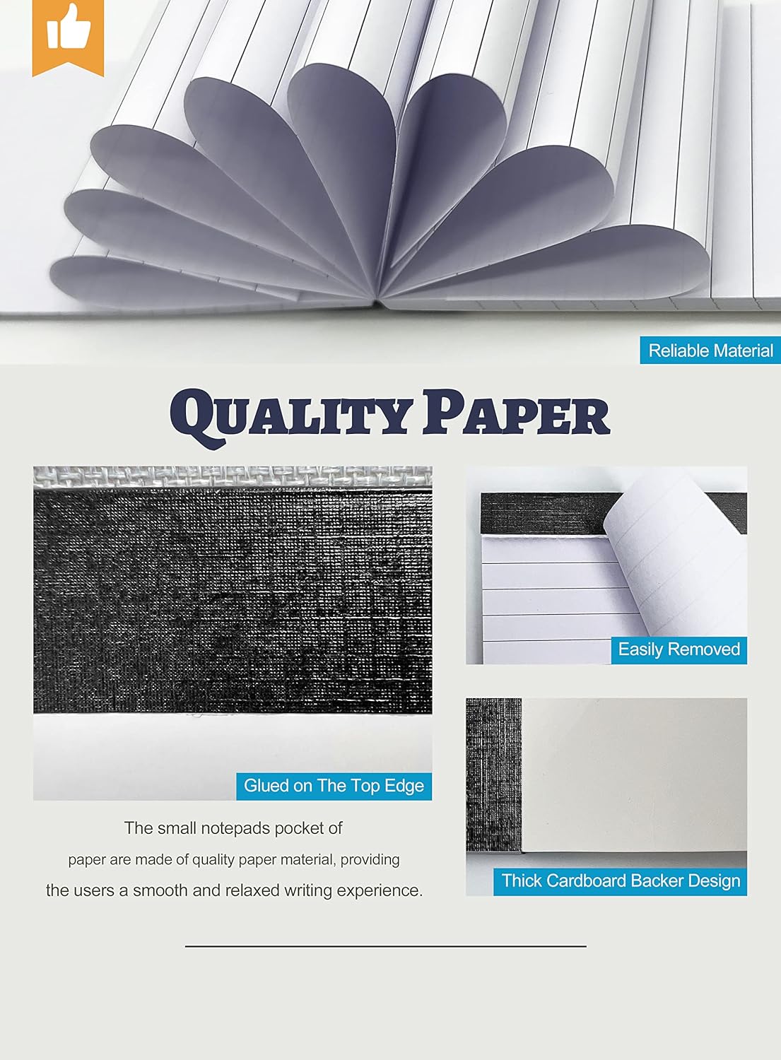 6 Pack Small Notepads Refills Memo Pads 3 x 5 Inch Lined Writing Note Pads with 30 Sheets Note Pad Paper in Each Pad Mini Pocket Notebook Refills for Taking Notes and Reminders Organization Planning
