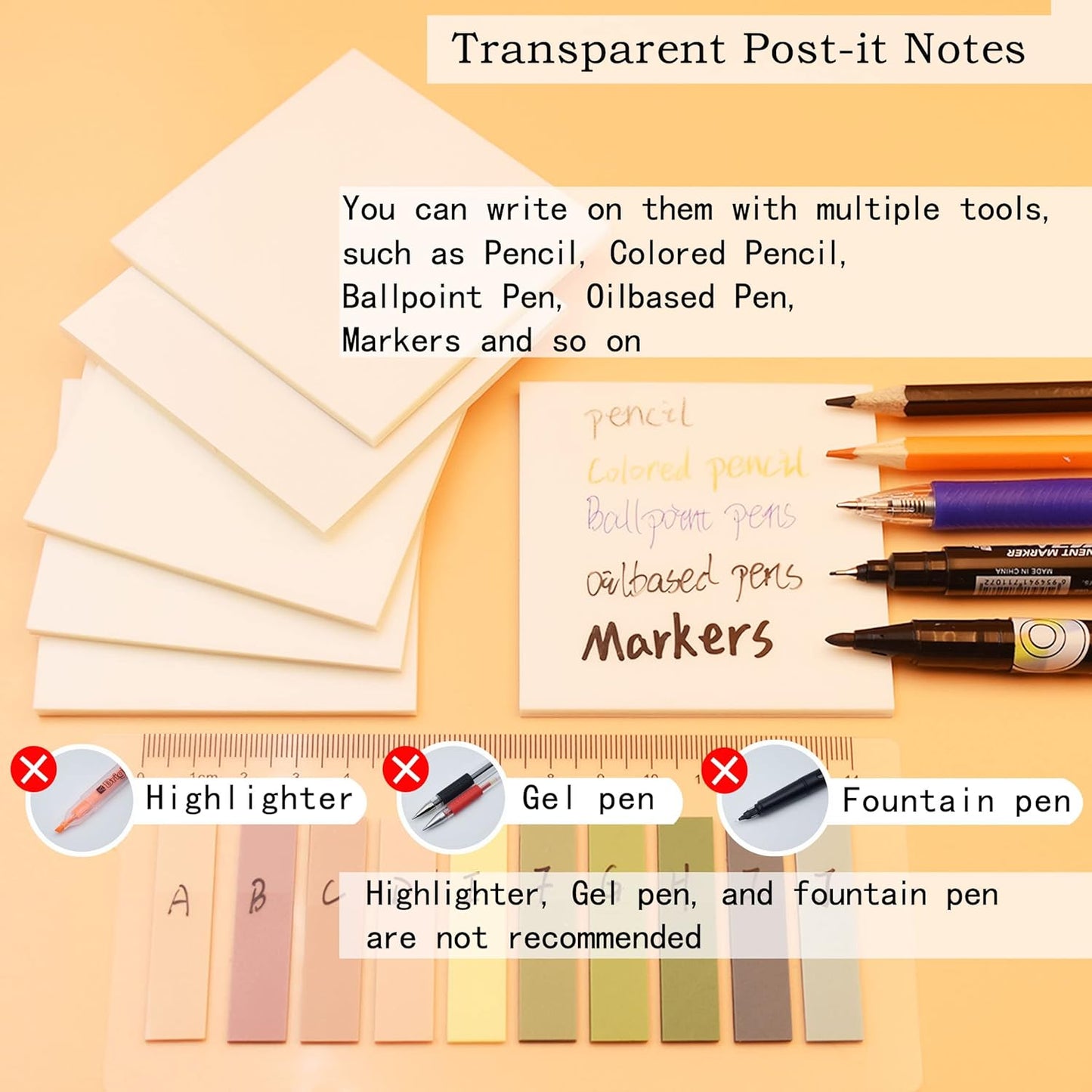 YOUDEFUL 1600pcs Translucent Sticky Note Tabs, Morandi Page Markers for Annotating Books,Repositionable Book Flags Tabs Strip with Binders, Clear Sticky Notes,Page Tabs,Index Tabs
