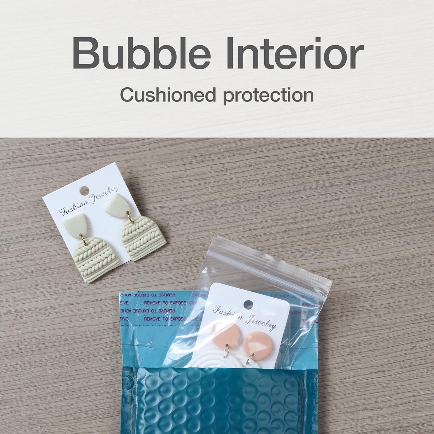 Quality Park Bubble Mailers, 6 x 9 Inch, White Poly Mailers, Padded Envelopes, Shipping Envelopes, Water Resistant, Self Seal, 50 Per Box (QUA85856), Plastic