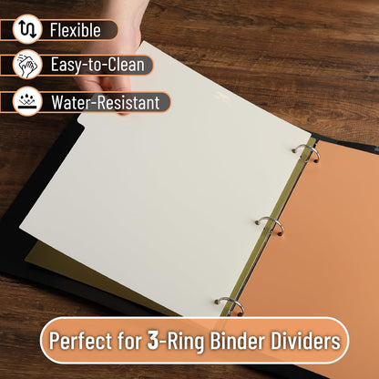 Mr. Pen- Binder Dividers, 6 Tab Dividers, Pack of 2 Sets (12 Dividers Total), Dividers