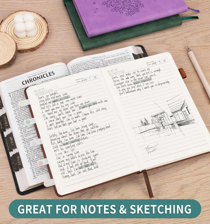 Lined Journal Notebook for Women Men, A5 Hardcover Leather Journals for Writing, 200 Pages Thick Paper, Daily Journal Notebook for Work, School, Note Taking, Business, Travel, College Ruled