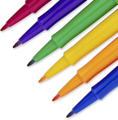 Paper Mate Flair Felt Tip Pens, Medium Point (0.7mm), Limited Edition Candy Pop Pack, 6 Count
