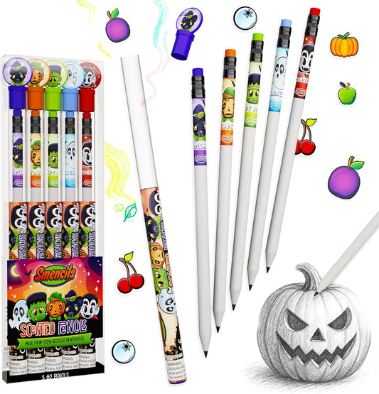Spring Smencils - HB #2 Scented Pencils, 5 Count, Gifts for Kids, School Supplies, Classroom Rewards, Easter basket stuffers