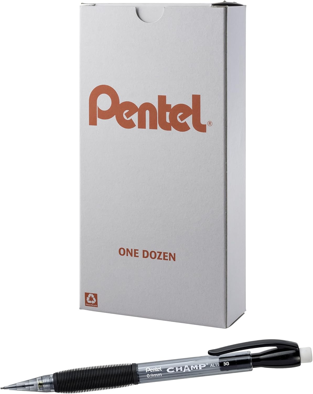 Champ Pentel Mechanical Pencil, 0.7 mm, Blue Barrel, Box of 12 (AL17C)