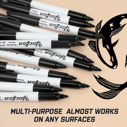 Dry Erase Markers 148 Pack, Bulk Black Whiteboard Markers With Fine Tip, Low Odor Dry Erase Markers for School Office Home