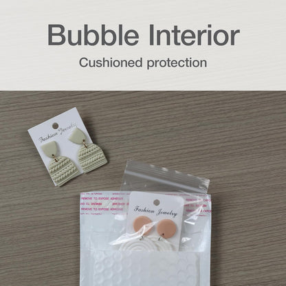 Quality Park Bubble Mailers, 6 x 9 Inch, White Poly Mailers, Padded Envelopes, Shipping Envelopes, Water Resistant, Self Seal, 50 Per Box (QUA85856), Plastic