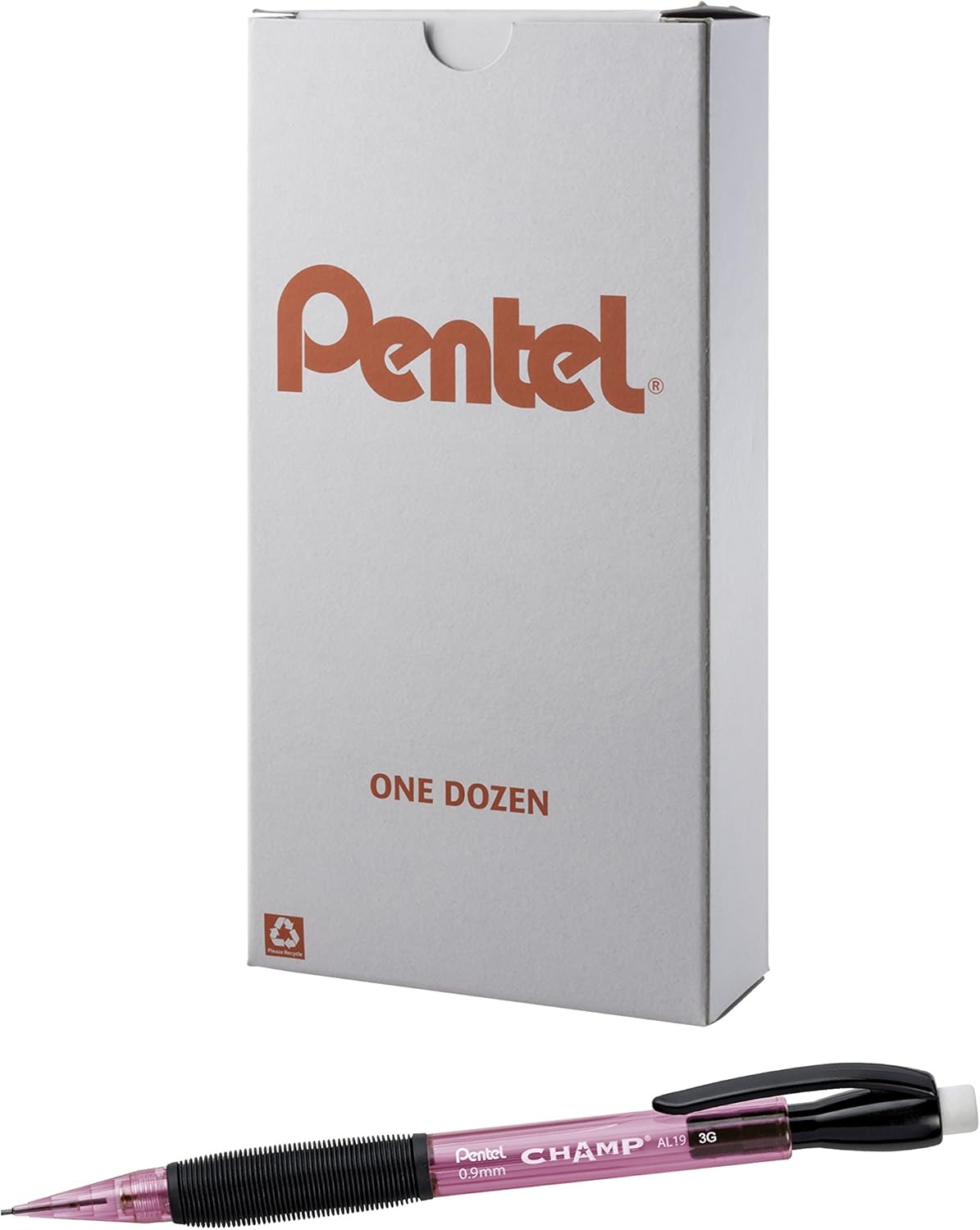 Champ Pentel Mechanical Pencil, 0.7 mm, Blue Barrel, Box of 12 (AL17C)