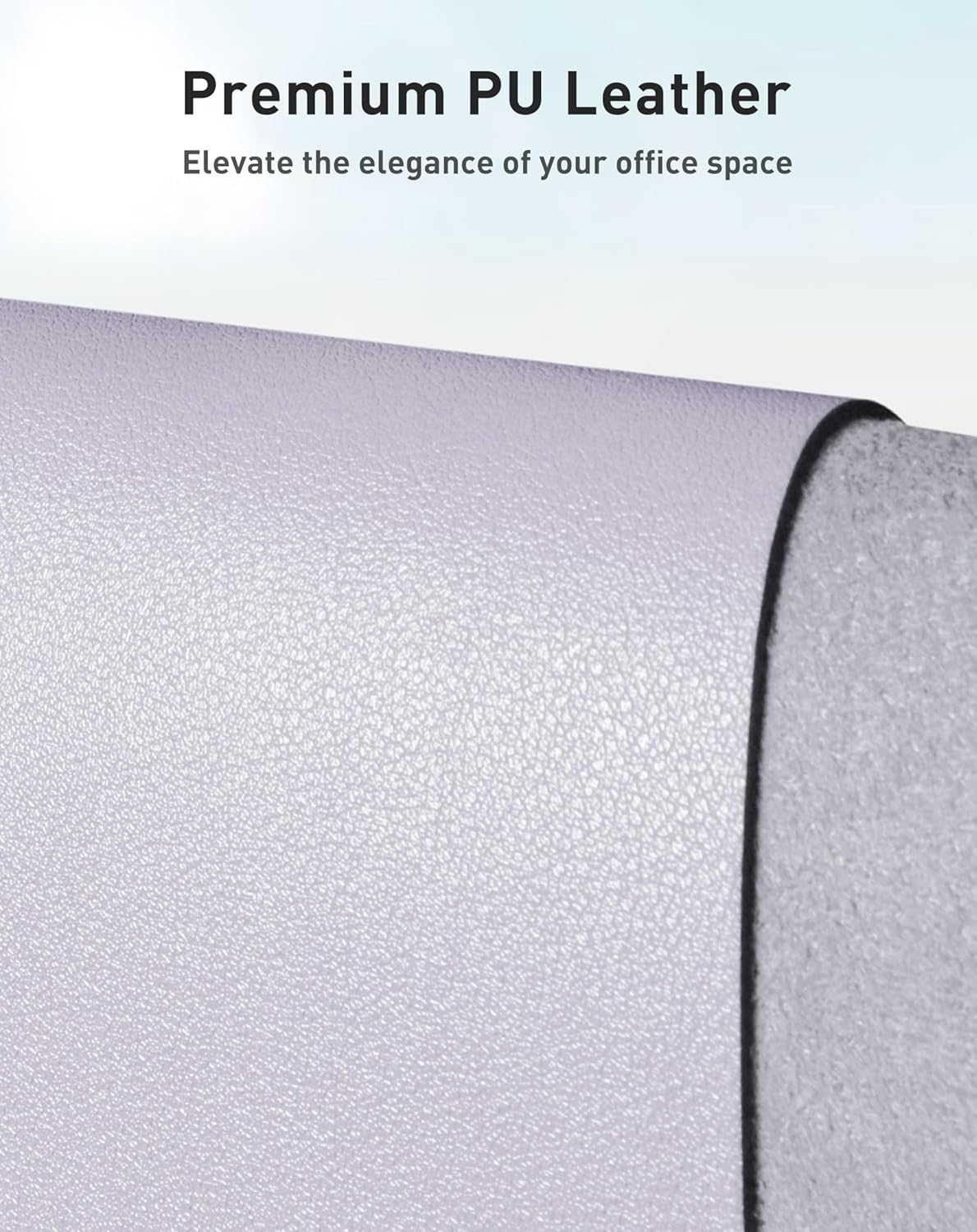 Aothia Leather Desk Pad Protector, Mouse Pad, Office Desk Mat, Non-Slip PU Leather Desk Blotter, Laptop Desk Pad, Waterproof Desk Writing Pad for Office and Home (Black,36" x 17") - Colors B