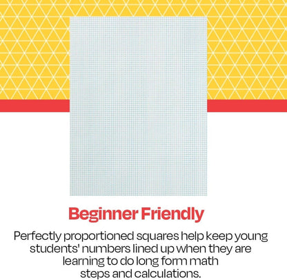 School Smart Double Sided Graph Paper, 8-1/2 x 11 Inches, 1/2 Inch Rule, White, Pack of 500 - 085279