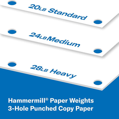 Hammermill Printer Paper, Great White 30% Recycled Paper, 8.5 x 11 - 3 Ream (1,500 Sheets) - 92 Bright, Made in the USA
