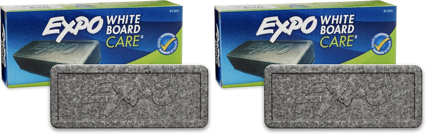 EXPO Dry Erase Soft Pile Block Whiteboard Eraser, 5-1/8 in. x 1-1/2 in. - Whiteboard, Calendar, Organization, Essential Supplies for Office, School, Classroom, Teachers