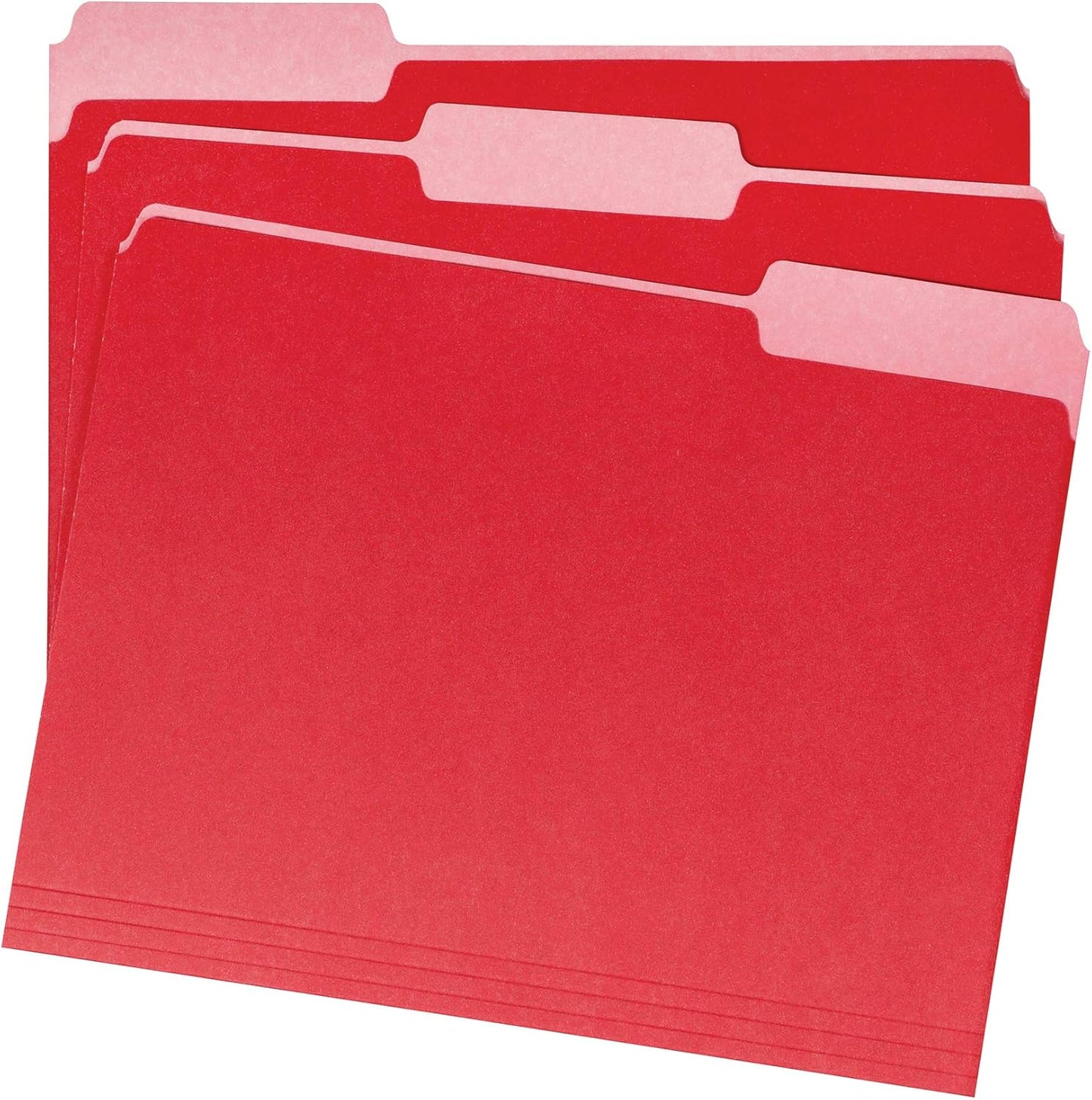 Amazon Basics Manila File Folders, Letter Size, 1/2 Tab in Left and Right Positions, 8.5" x 11", 36-Pack