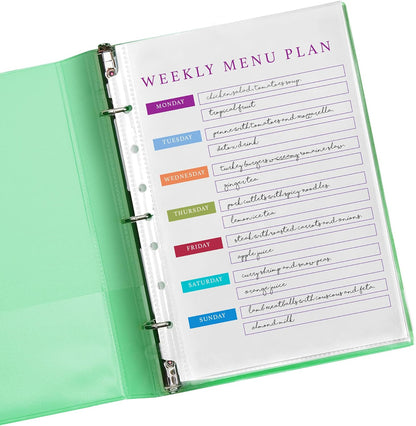 Avery Diamond Clear Heavyweight Sheet Protectors for Mini Binders, Holds 8.5" x 5.5" Sheets, 25ct (77004)