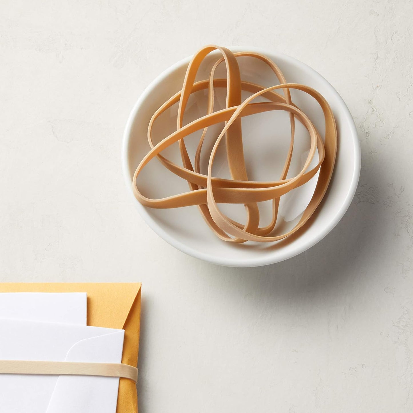 Amazon Basics Assorted Size and Color Rubber Bands, Strong Elastic Stretch Office Supplies, 0.5 lb. Variety Assortment