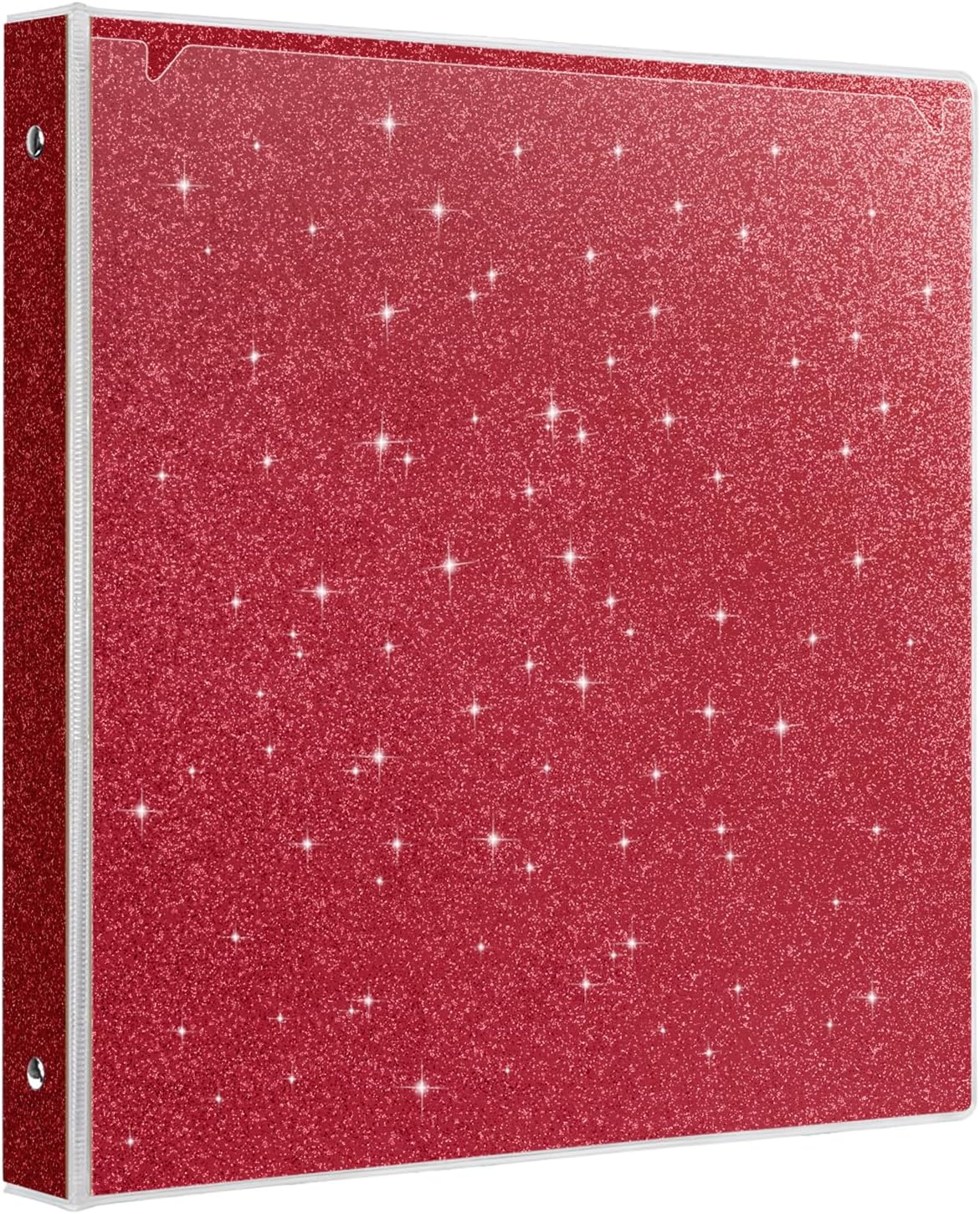 EYROZILL 3 Ring Binders 1 Inch Round Rings Binder Gold Binder Holds 8.5" x 11" Letter Size 300 Sheets, Waterproof, Gold