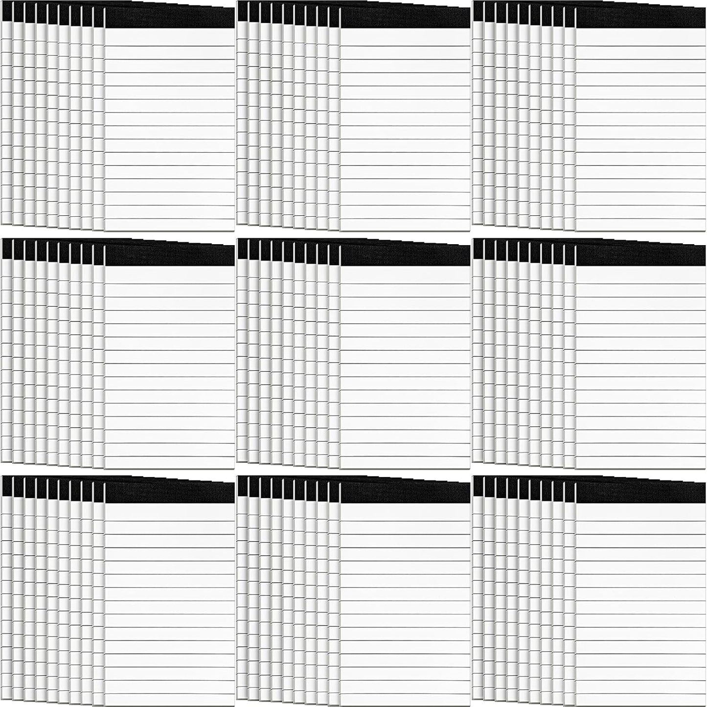 PerKoop 100 Pack Small Notepads Refills 4 x 6 Inch Lined Memo Pads 30 Sheets Mini Legal Pads Pocket Notepads for Teacher Nurse Office School Supplies