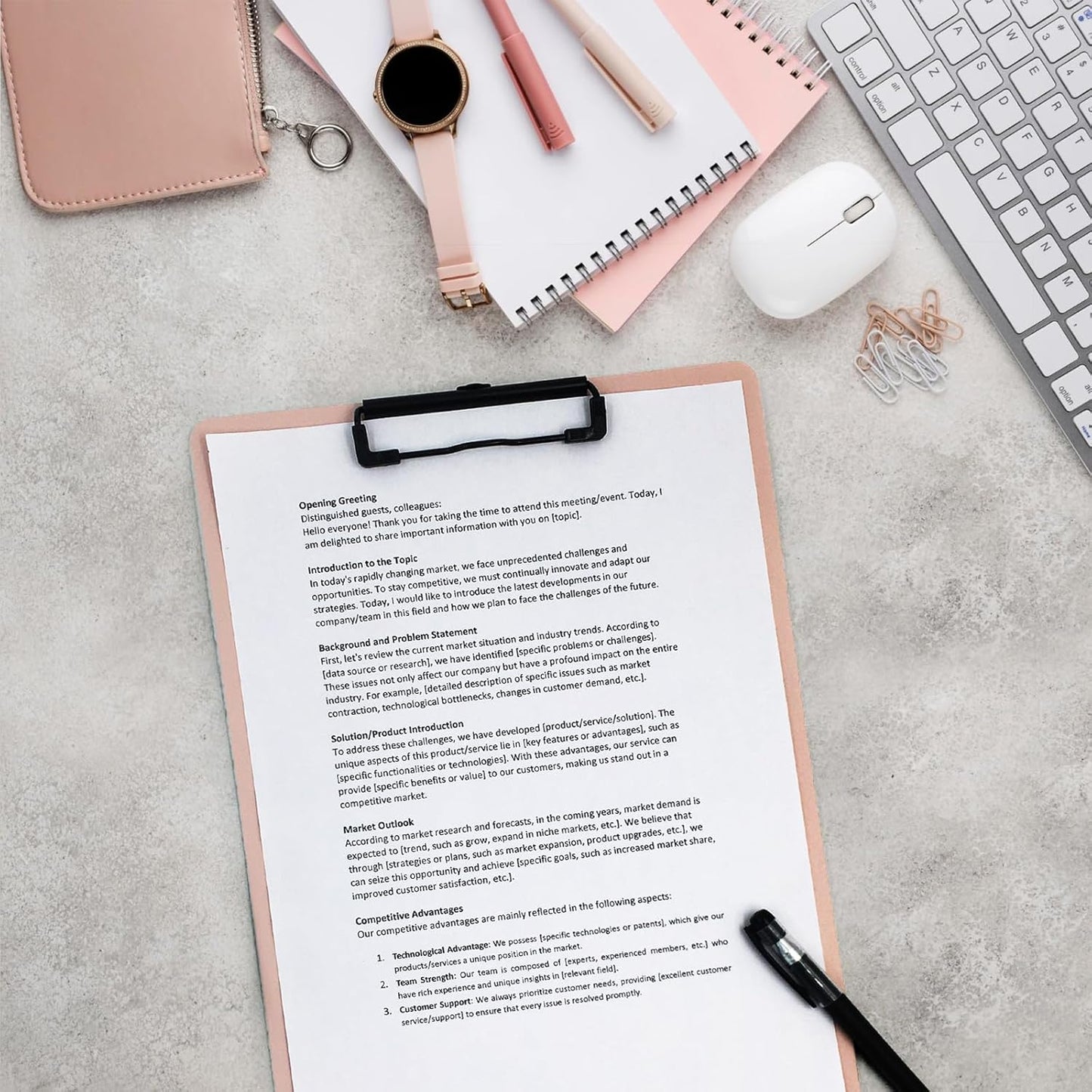Clipboards 4 Pack Plastic Clipboards Letter Size, Durable Clipboard with Low Profile Metal Clip for Classroom Office Teachers Students Nurses