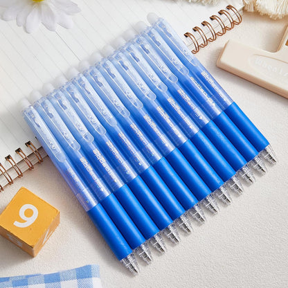 Retractable Erasable Gel Pens Clicker,Fine Point 0.7mm Smooth Writing Pens,Cute Pens For Writing Journaling Taking Notes School Office Home. (12 Colors)