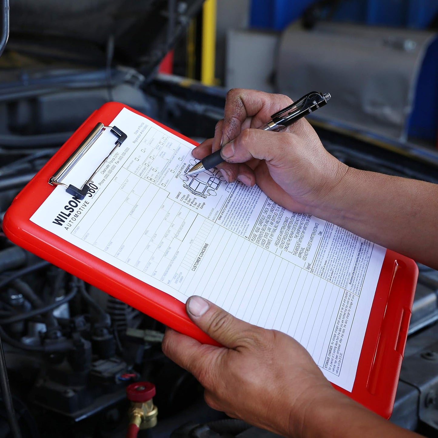 Think2Master Black Plastic Storage Clipboard. | 25% Heavier & 25% Sturdier| Heavy Duty and Won’t Flex or Bend Like Other Brands (Compare The Weight). Storage Compartment Holds 150 Letter Sized Paper.