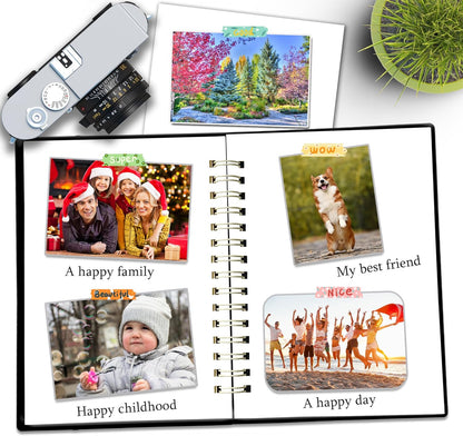 25 Sheets Black Cardstock Paper 8.5'' x 11'', 250gsm/92lb Thick Paper for Scrapbook, Invitations, Printing and DIY Cards
