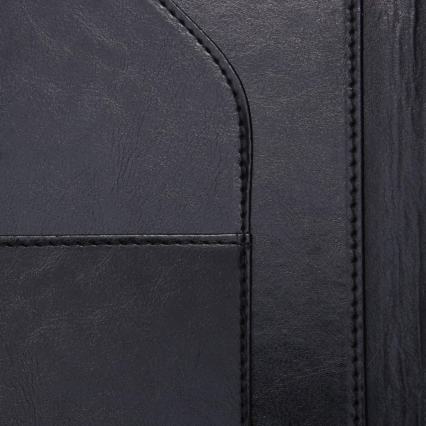 Mymazn Padfolio Portfolio Folder, Faux Leather Interview Resume Folder with Document Organizer & Business Card Holder, Letter-Sized Notepad Legal Pad Holder for Men Women (Sage Green)