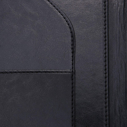 Clipboard Folder Padfolio A4, Mymazn Writing Portfolios Faux Leather Clipboards with Cover for Legal Pad Holder Letter Size 8.5 x 11 for Business Conference Notepad Clip Board (Gray Green)