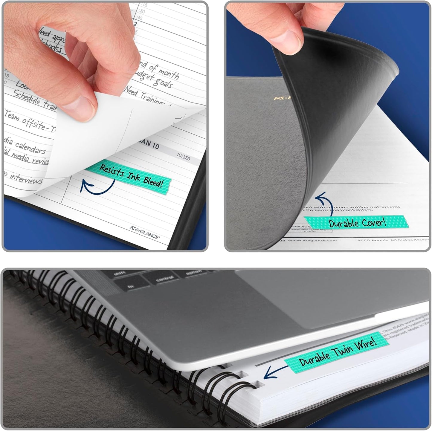 AT-A-GLANCE 2026 Appointment Book Planner, Weekly, 8-1/4" x 11", Large, Black (709500526)