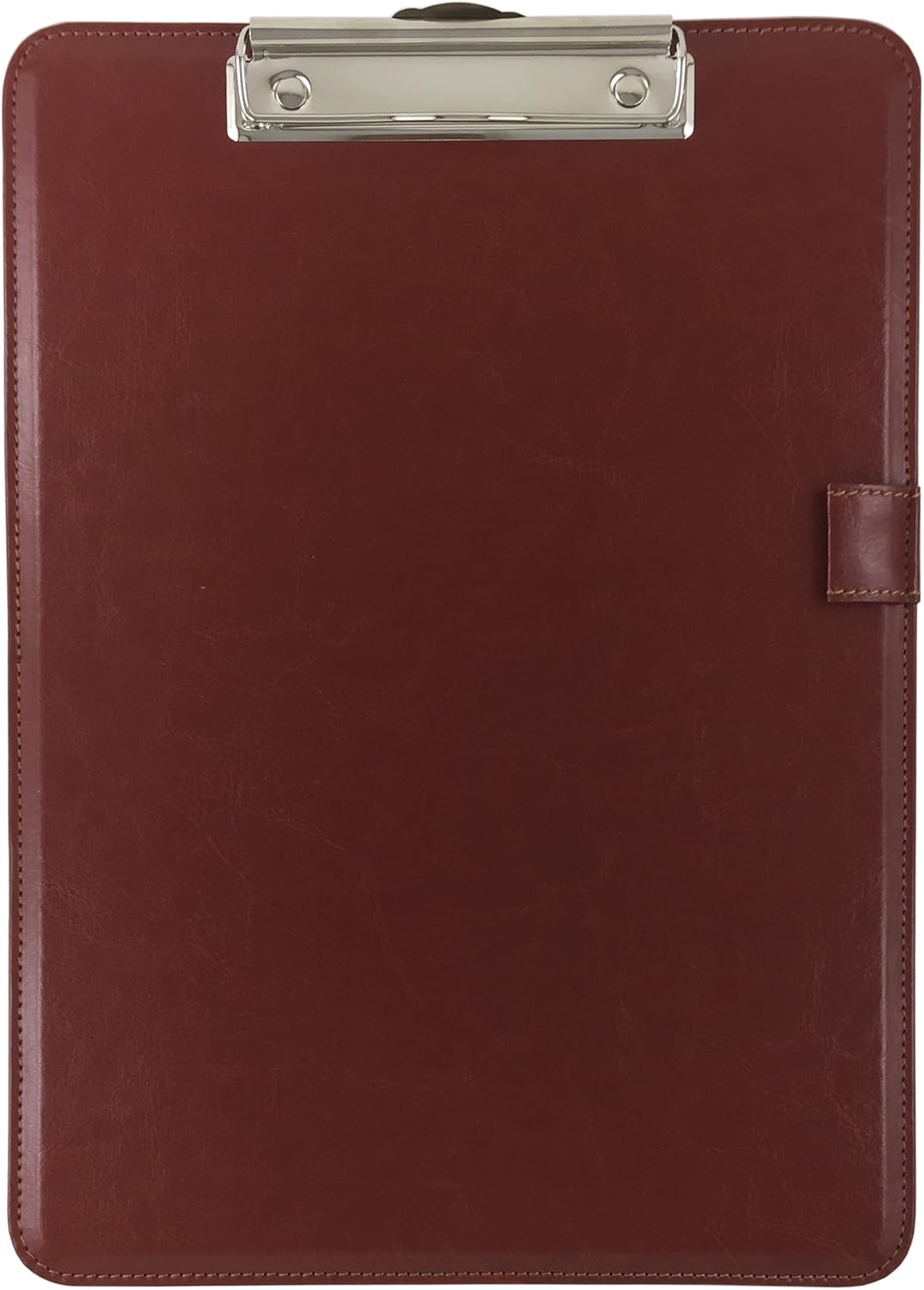 Trade Quest Clipboard Faux Leather Single (Chestnut Brown)