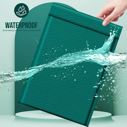 Fuxury Bubble Mailers 10.5x16 Inch 40 Pack Self Seal Padded Envelopes Waterproof Mailing Envelopes Bubble Padded Cushioning Padded Mailers Bubble Bags for Packaging Small Business Large #5 Black