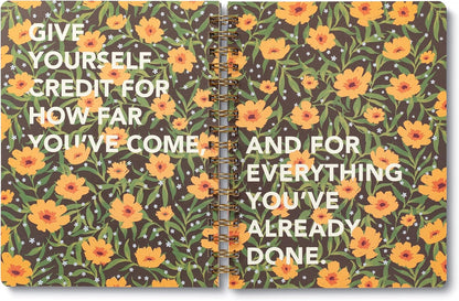 Compendium Spiral Notebook – Expect the Best Things to Happen Today – A Designer Spiral Notebook with 192 Lined Pages, College Ruled, 7.0" W x 9.25" H