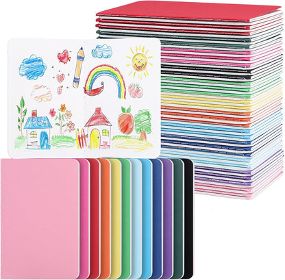 BESARME 60 Packs Mini Notebooks Bulk, Blank Paper Small Pocket Notebook Mini Sketchbooks Small Journal Memo Notepads for Students School Supplies Prizes Classroom Gift Exchange Graduation Party Favors